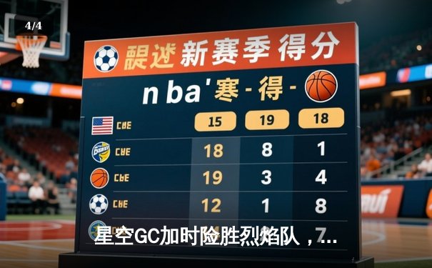 星空GC加时险胜烈焰队，王锐狂砍42分创赛季新高 - 4